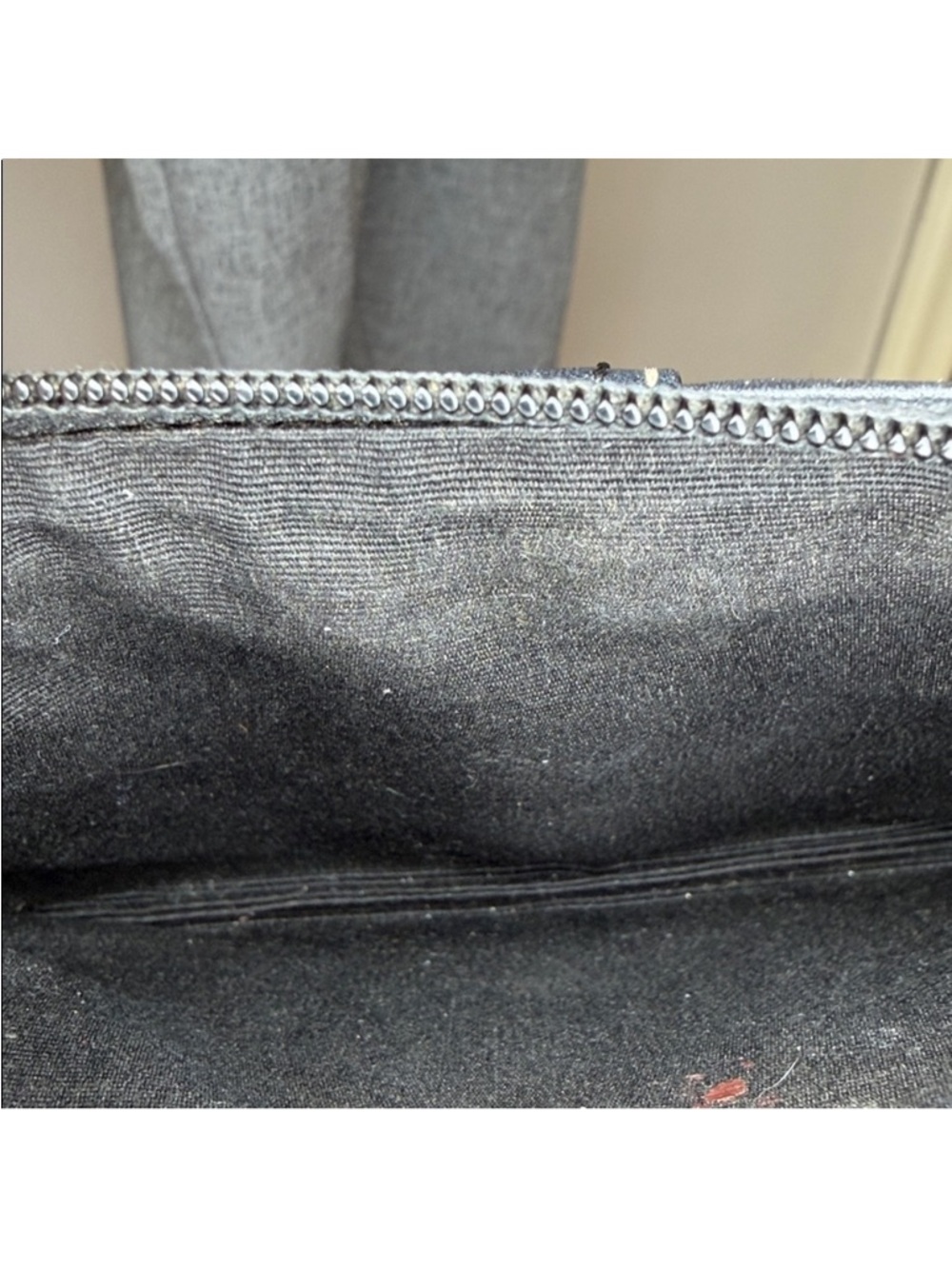Coach Black Leather Wristlet Shoulder Bag, extra buckle, front pocket - Picture 4 of 7